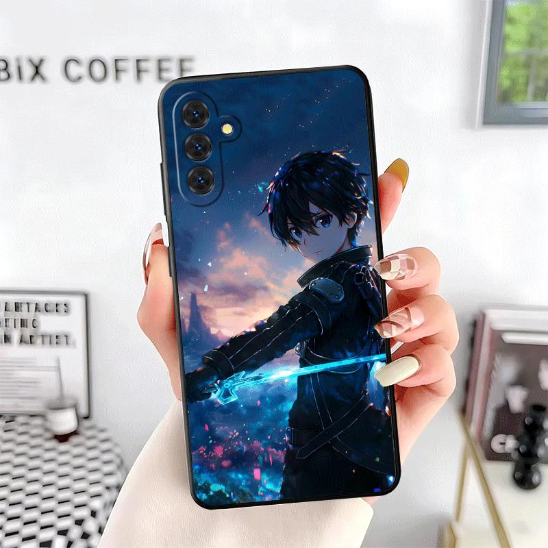 S-Sword O-Online SAO Yuuki Asuna Soft Phone Case for Samsung A17 A37 A57 A16 A26 A36 A56 A15 A25 A35 A55 A14 A24 A34 A54 A13 A23