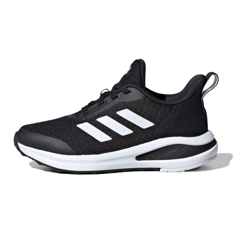 Adidas Fortarun 2020 Comfortable Breathable Low-Top Kids Running Shoes Kids Running Shoes Black White FW3719
