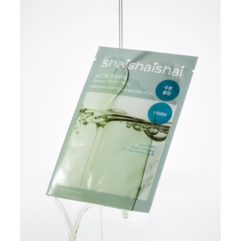 Shaishaishai Aloe Pdrn Cooling Gel Pad Mask 21ml 10pcs