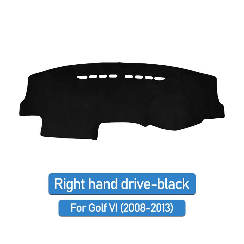 AIRSPEED for Volkswagen VW Golf 6 MK6 GTI 5K1 Accessories Flannel Car Anti Slip Anti UV Mat Dashboard Cover Pad Dashmat Carpet