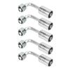 10 Pcs 3 8in Air Conditioning 90 Degree Beadlock Aluminum AC Splicer Hose Fittings Adapter Connector for Car Truck