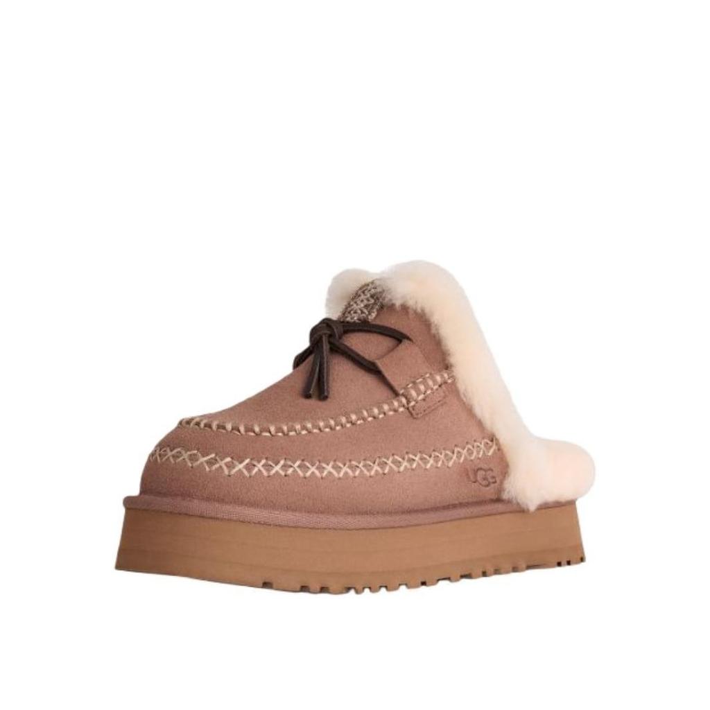 UGG Leisure Versatile Retro Eva Anti-Wear Open-Toe Slippers Women slippers Light-Oak-Brown 1158260-RYK