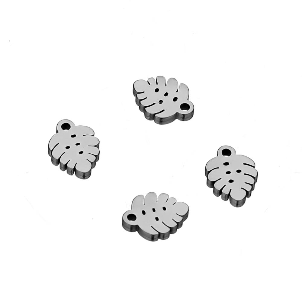 20 pièces Acier Inoxydable Couleur Dorée Pendentifs Tournesol Petites Feuilles Breloques DIY Collier Fabrication de Bijoux Accessoires Bracelet