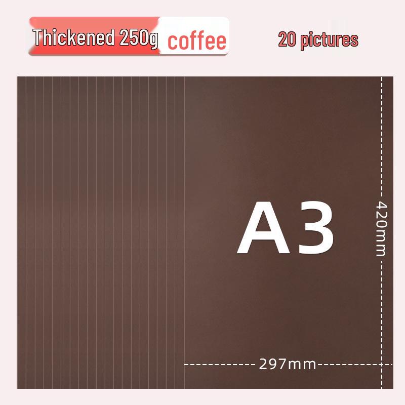 Yuanhao A3 Thick Colored Cardstock, 230g for Kindergarten & Elementary School Crafts