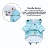 Spring/Summer Transparent Waterproof Raincoat for Small to Medium Dogs, Rainbow Design - Ideal for Teddy & Bichon Frise