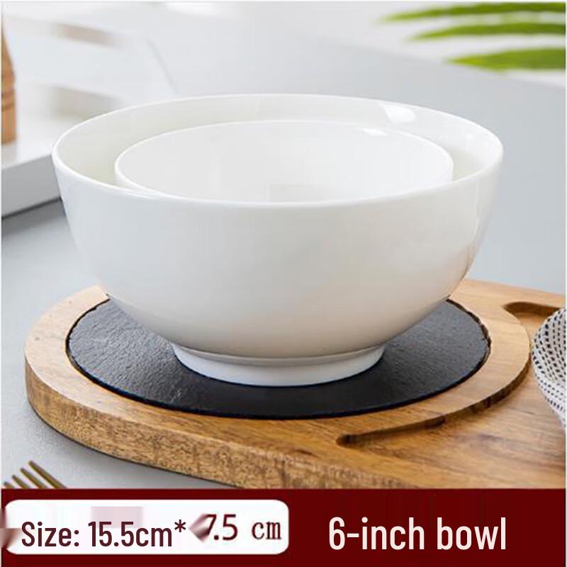 Nordic Style White Ceramic Bowl Set