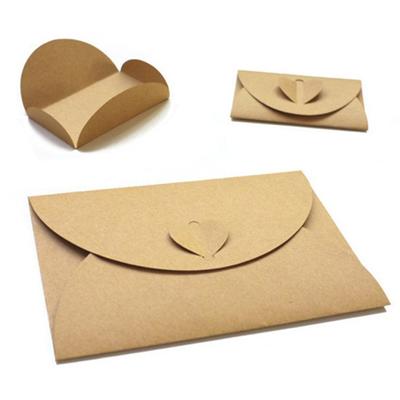 10Pcs Recycled Kraft Paper Letter Envelopes DIY Greeting Card Scrapbooking Gift