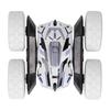 2.4G DoubleSided Remote Control Drift Car 360 Degree Rotating RC Stunt Car Toy for Child(Blue )