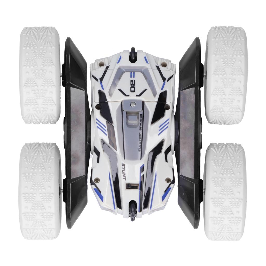 2.4G DoubleSided Remote Control Drift Car 360 Degree Rotating RC Stunt Car Toy for Child(Blue )