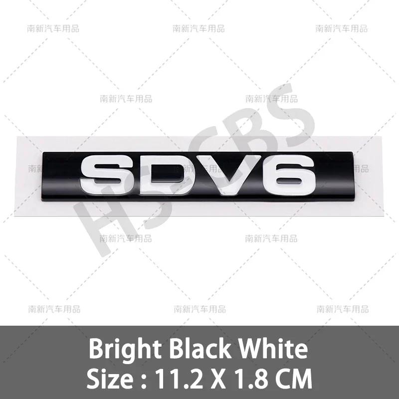 3D ABS HSE Luksusowy Znak SCV6 SCV8 SDV6 SDV8 Emblemat Tylnej Klapy Bagażnika Naklejki na Błotniki Samochodowe Do Discovery Velar Range Rover