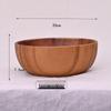 ZISIZ Acacia Wood Salad/Soup Bowl