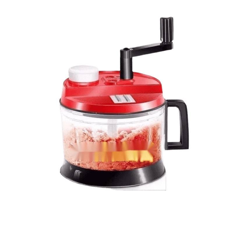 Manual Meat Grinder & Vegetable Chopper - Hand-Crank Dumpling Filling Mixer