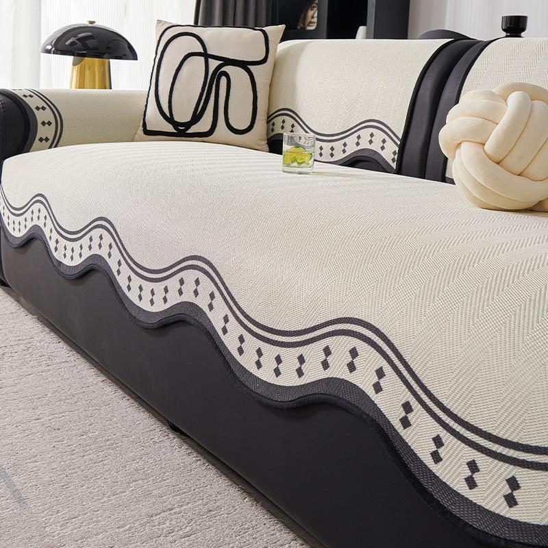

Summer New Non-Slip Sofa Cushion Light Luxury High-Grade Leather Sofa Cover Four-Season Universal Sofa Backrest Cover Cloth Towel 70*70cm