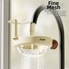 Punch-free Sink Hanging Strainer Basket Detachable Automatic Dumping Filter Basket  Home Storage