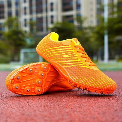 Novidades Unhas Masculinas Tênis Atletismo Masculino Treinamento Pista Pista e Campo Sapatos Salto em Altura Profissional Com Cravos Metálicos Sapatos
