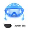 Swimming Eyewear HD Waterproof And Anti Fog Professional Swimming Goggles For Men And Women Diving Equipment Silicone Fit