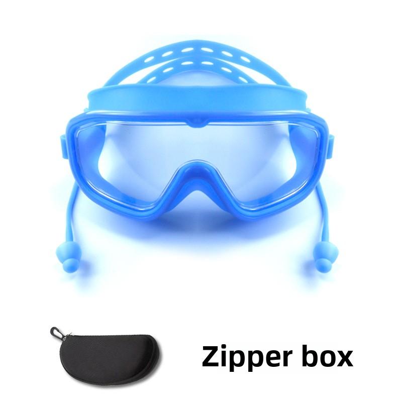 Swimming Eyewear HD Waterproof And Anti Fog Professional Swimming Goggles For Men And Women Diving Equipment Silicone Fit