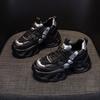 Daddy shoes 2025 spring new platform sole with an inner height of 8cn star same casual and versatile fashion style lace-up women