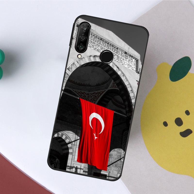 Turkey Turkish Flag Case For Huawei Nova Y61 Y60 Y70 Y90 5T 9 10 SE 3i 8i 11i P Smart 2019 P20 P40 Lite P30 Pro
