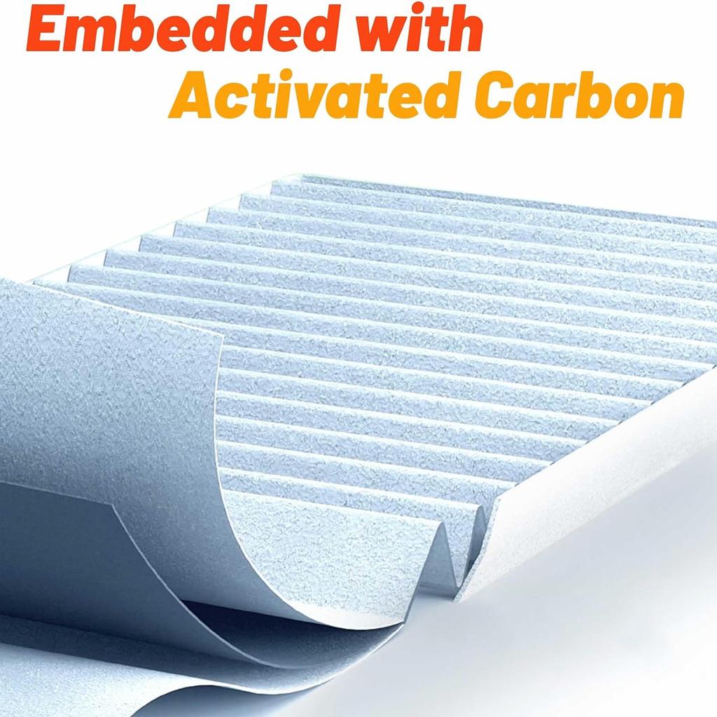 Cabin Air Filter Replacement for Car Easy Install Suitable for Hyundai AQ1121 042-2093 FPCF10728 AFC1447  A7F79-AQ000 MC1050