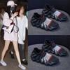 Damen Frühling und Sommer Casual Mesh Atmungsaktive Sockenschuhe Damen Koreanischer Stil Fly Knit Sport Laufschuhe