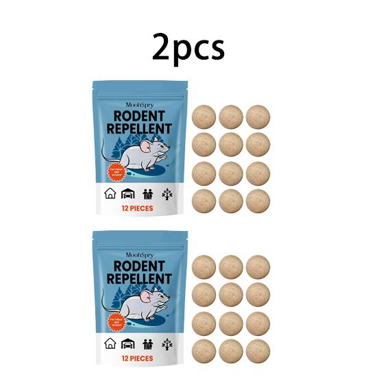 MoonSpry Rodent Repellent Pill Plant Gentle Formula Continuous Rodent Repellent Protection Household Safety Protection Home 12pcs