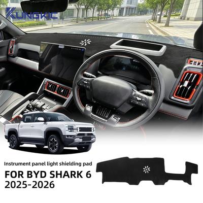 For BYD Shark 6 2024 2025 2026 Anti UV Slip Mat Car Dashboard Cover Pad Accessories Dashmat Sun Shade Carpet Stickers.