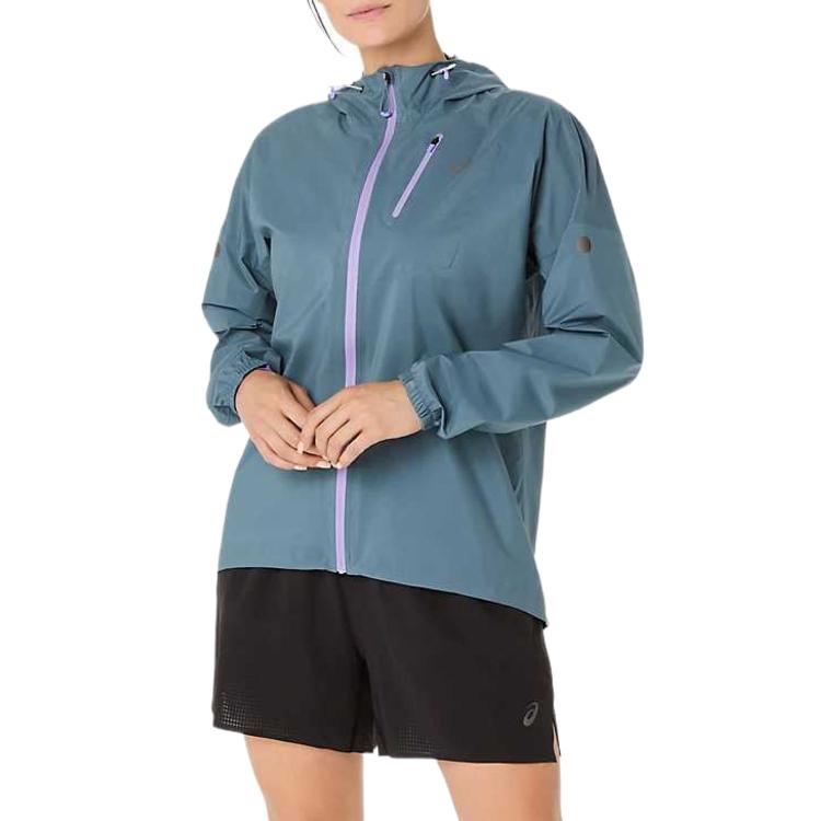 

Asics Windproof Waterproof Breathable Zip Jacket Women jackets 2012D202-021 S