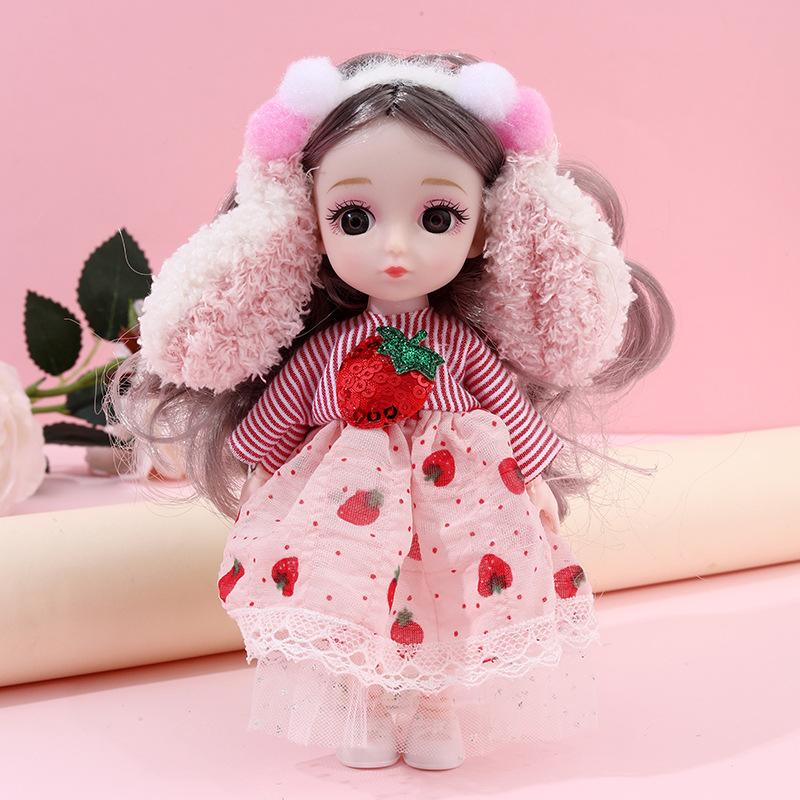 Dressup Doll 13 Joints 16cm Girl Birthday Gift Princess Children's Toy