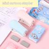 Cartoon Stapler Mini Small Set Cute Student Stationery Multi-Functional Binding Machine Nail Test Paper Stapler