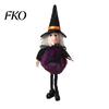 High-quality Halloween Figure Plush Pom Hanging Decoration, Pumpkin/Ghost/Black Cat/Witch Doll Spooky Party Decor Ornament for Tree, Porch,