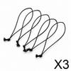 6xFishing Line Phone Strap, HandKnotted Nylon Mobile Lanyard 4.8cm, Uniform Cord for Commuters,