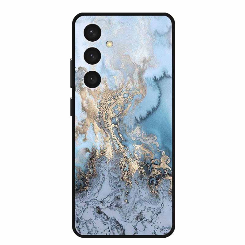 For Samsung S24 Plus Phone Case S24Plus Black Silicone Soft Back Cover Case For Samsung Galaxy S24 Plus Case S 24 Plus Funda Bag