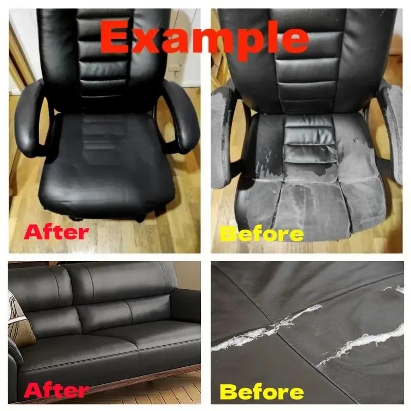 Selbstklebendes Lederreparaturband, Lederflicken, wasserdichte Reparaturflicken für Heimsofa-Sitzmöbel zur Heimwerker-Möbelreparatur