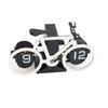 Vintage   Desk Clock Bike Shape Retro Mechanical Battery Powered Gear Operated Timer Reminder Table Clock for  