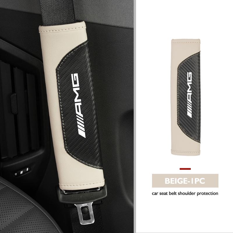 

GLC GLB Car Safety Seat Belt Shoulder Sheath Protection Strap Cushion For Mercedes Benz AMG W202 W212 W213 WAMG 220 W221 W222 C