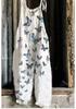 2025 Summer Retro Print Wide-Leg Women's Jumpsuit