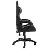 Gaming Chair In Black and Camouflage Pattern Faux Leather