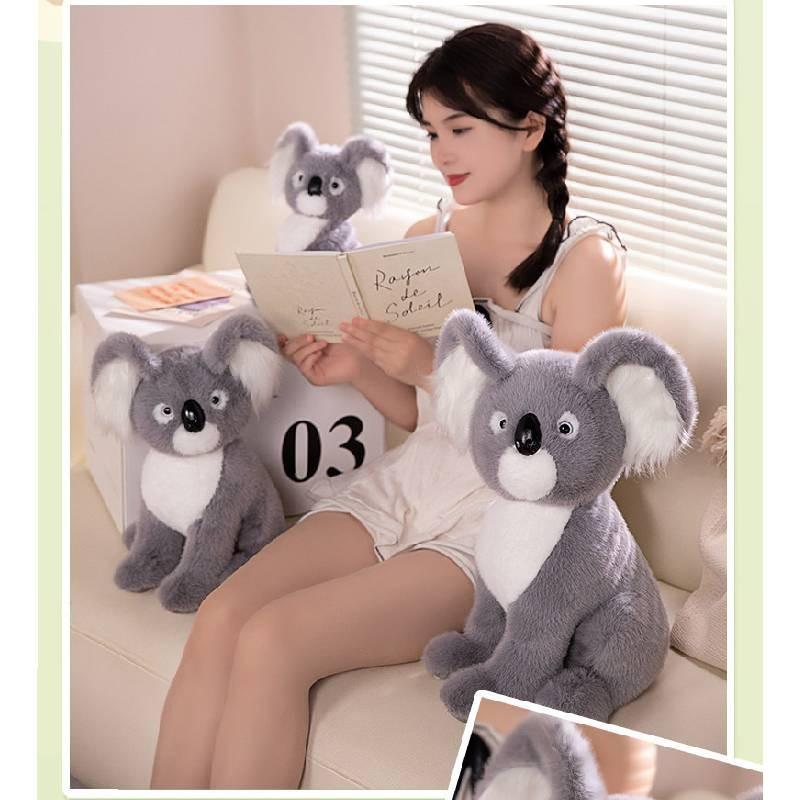 Plush Cartoon Koala Toy Cute Koala Children Sleeping Pillow Girls Doll Gift