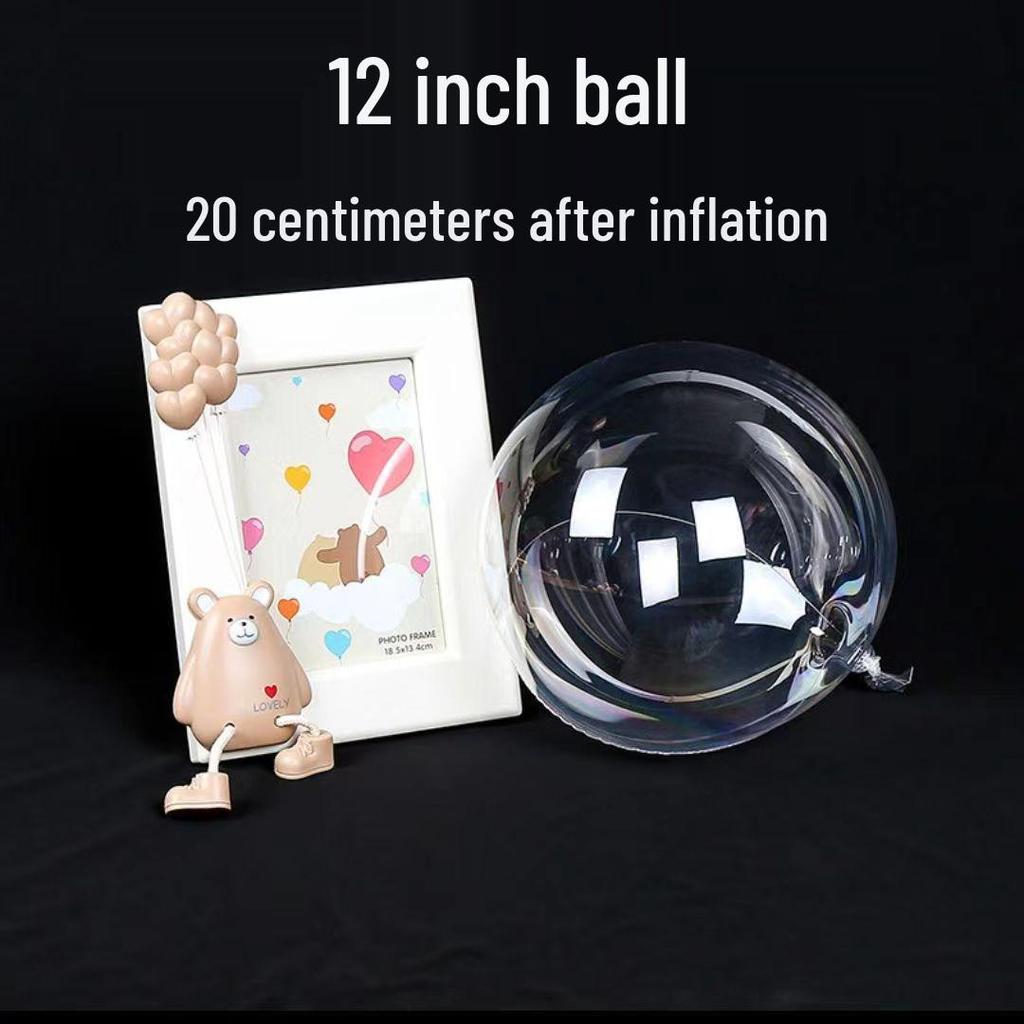 Valentine's Day Transparent Bopo Balloons for Decorations