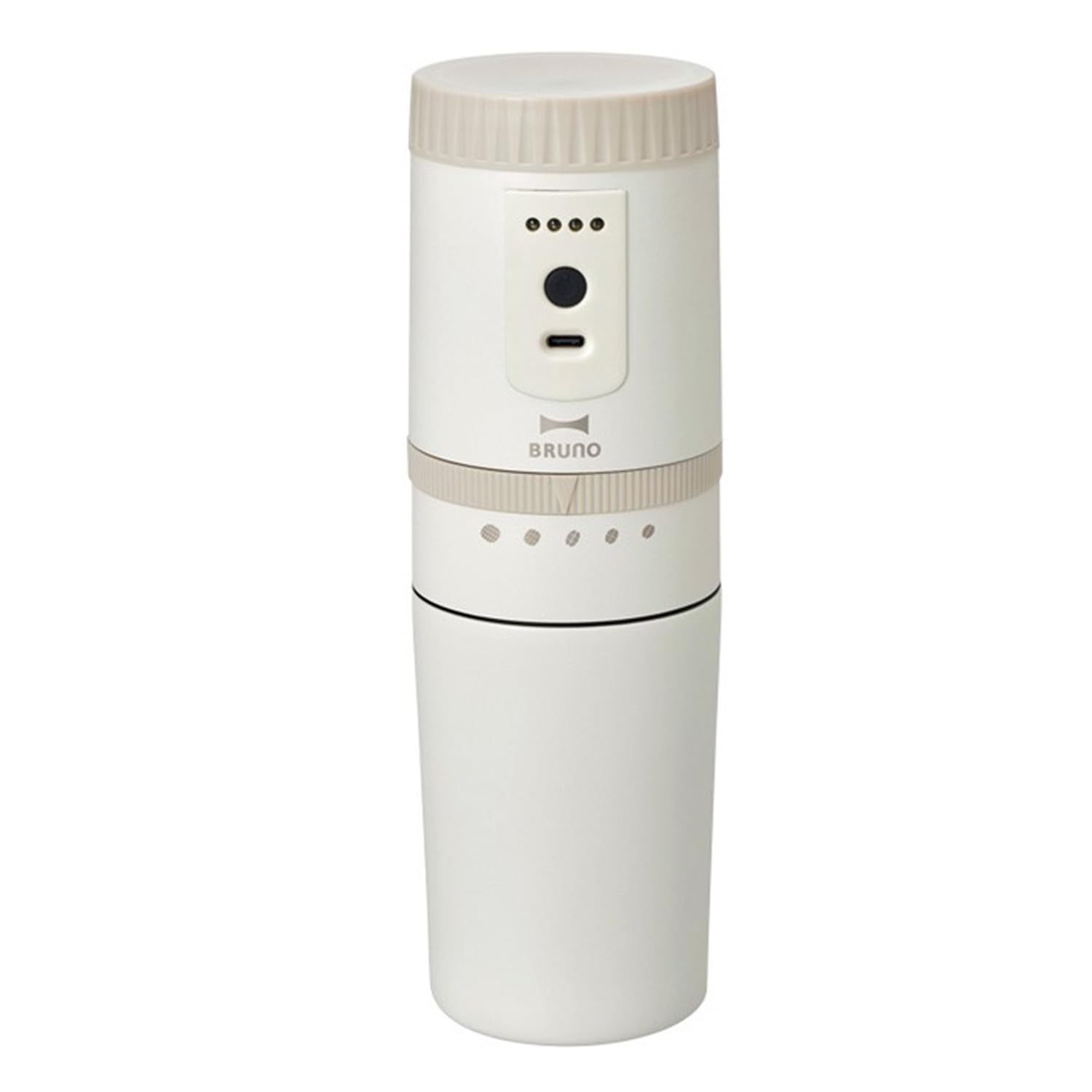 

BRUNO Electric Coffee Maker with Mill (Beige) BOE080-BE [Japan Domestic Genuine Products] [Ships from Japan]