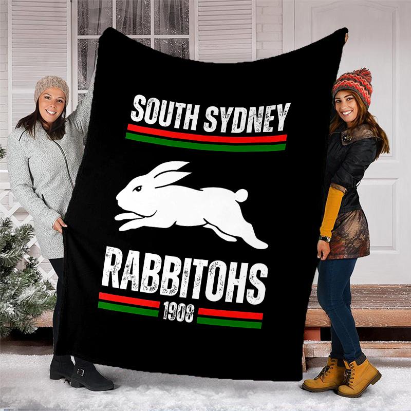 1pc Football Team (16) Theme Blanket - Digital Print, Polyester, Cozy for All Seasons, Perfect for Outdoor, Camping, and Travel