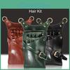 Multi Faux Compartment Pouch Leatherscissor Wearresistant Hair Stylist Hairdressing Scissors Waist Bag