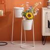 Modern Metal Trapezoidal Flower Stand