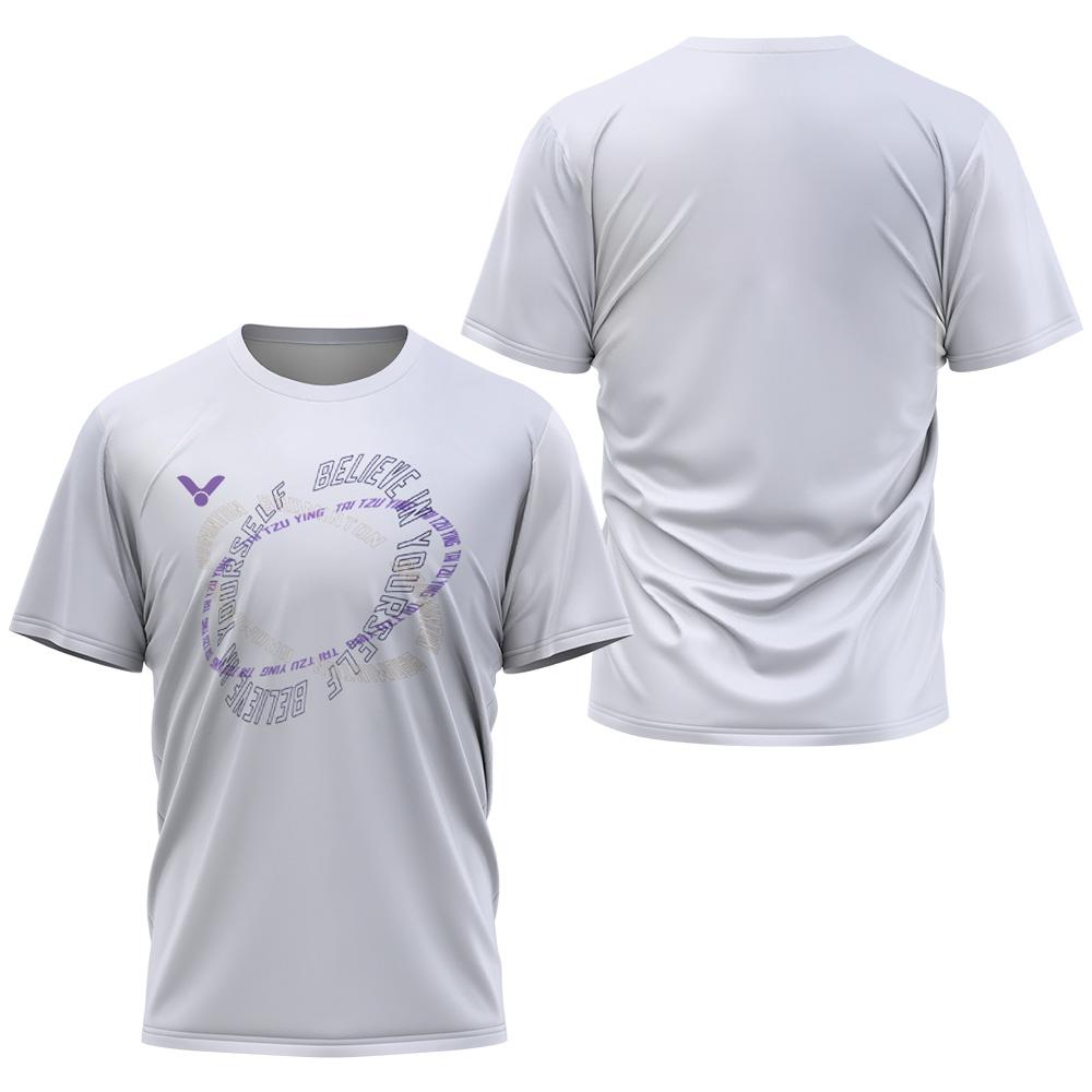 Summer T-shirt Quick-dry Short-sleeve T-shirt Top with Geometric Pattern Splicing Badminton T-shirt Brand Men's Wear