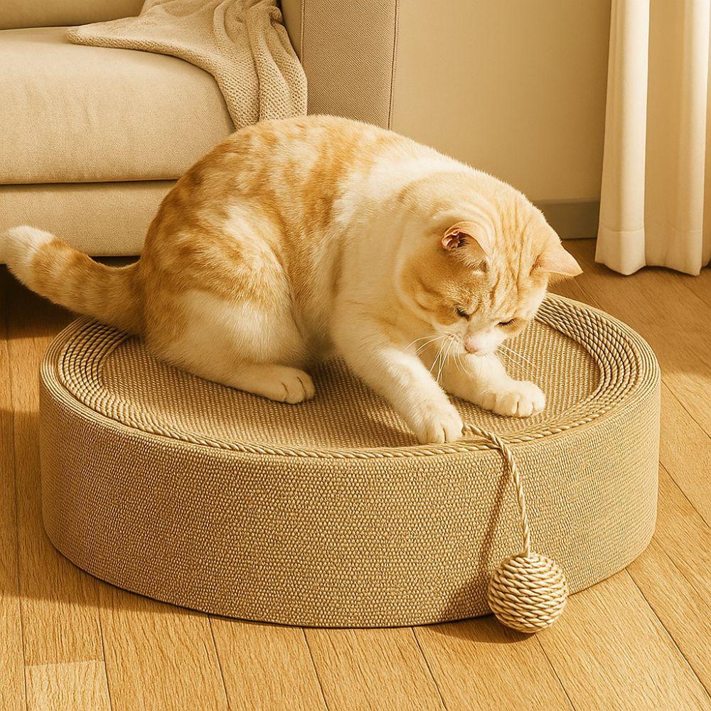 Wear-resistant Cat Scratching Bed Sisal Basin Cat Claw Board Pet Bed Nest  Household Pet