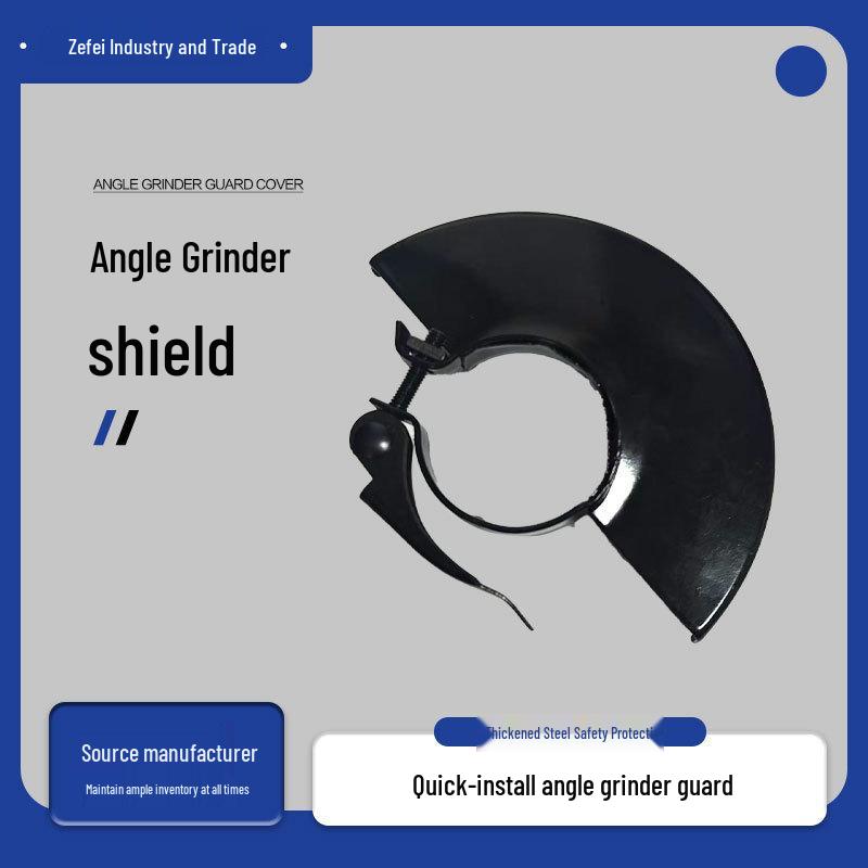 Quick-Install Dust-Proof Angle Grinder Protective Cover for 100/115 Type, with Thickened Grinding Wheel Bed Shell