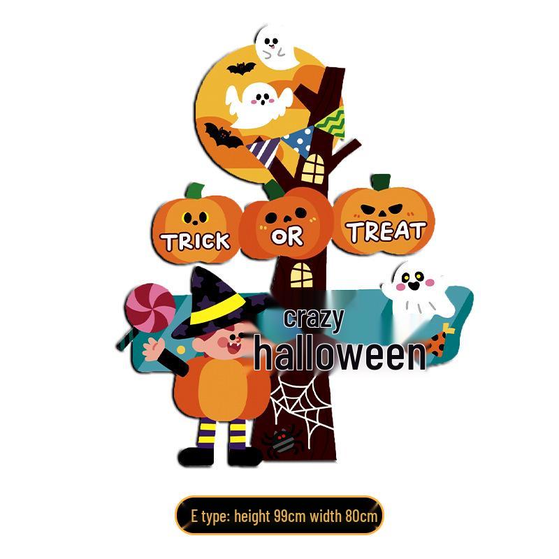 Halloween Pumpkin Figurines: Scene & Venue Atmosphere Props for Shops, Bars, & Entrances