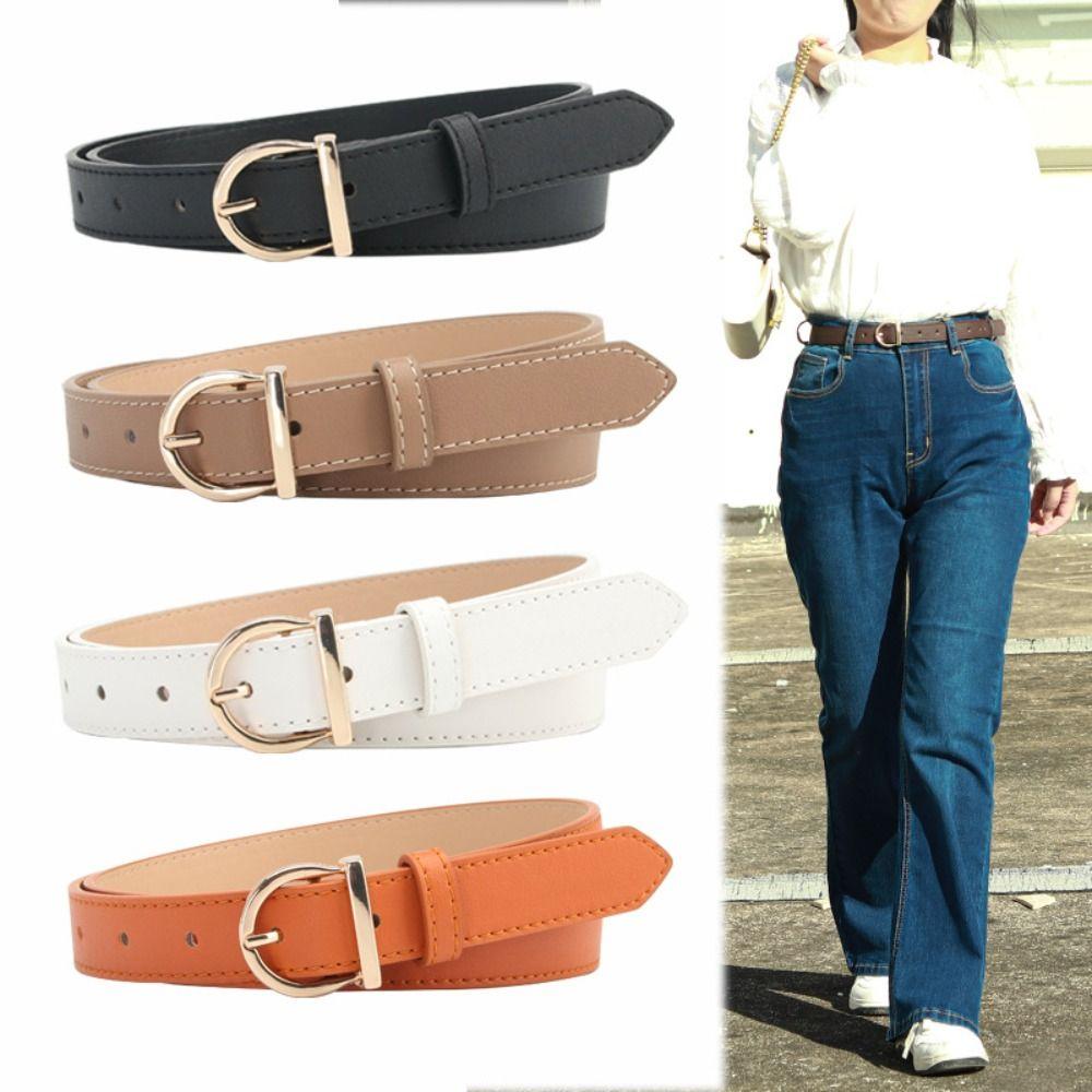 Retro PU Leather Belt Dresses Decoration Trendy Waistband Fashion Waist Belt With Cargo Pants
