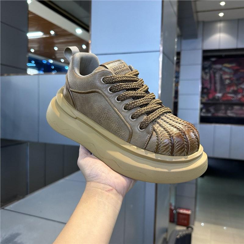 Shell head casual shoes platform dad shoes lace-up board shoes trendy shoes mbz